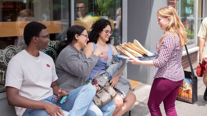 peoples tasting food tour photo