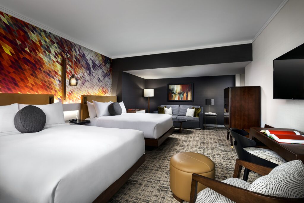 Fairmont The Queen Elizabeth double bedroom